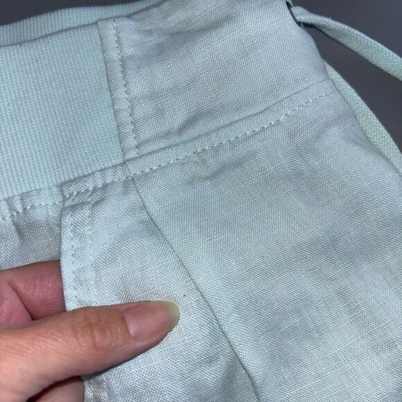 Athleta Linen Seline Skirt water blue size 8 - Picture 9 of 11